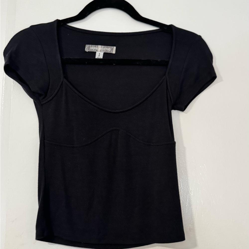 Urban Outfitters Black Short Sleeve Top